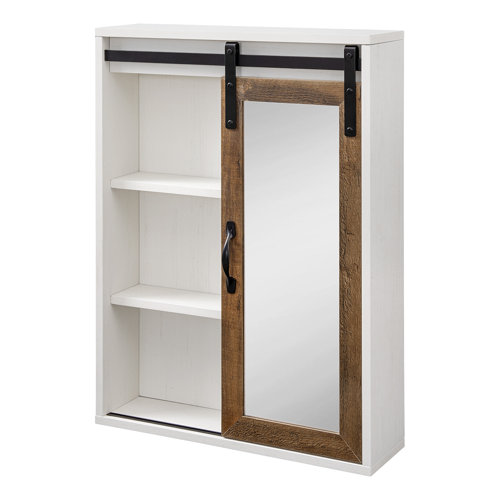 Gracie Oaks Jalia Wall Bathroom Cabinet & Reviews | Wayfair